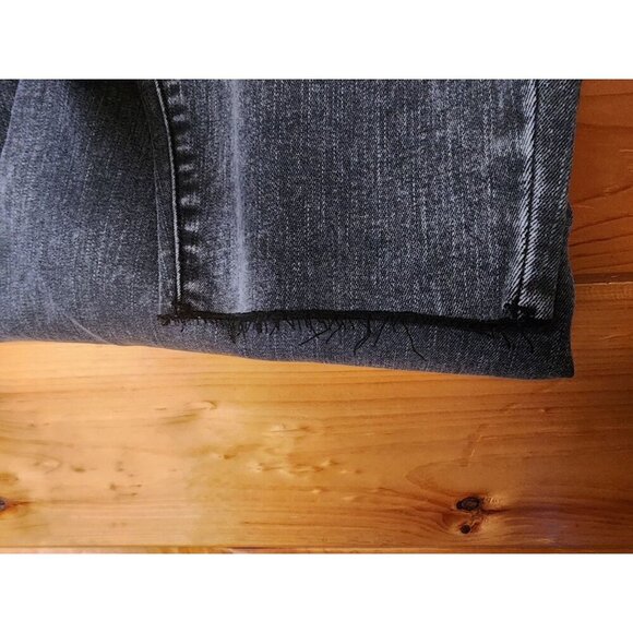 Ava & Viv Women's Mid-Rise Cropped Skinny Jeans, Charcoal Size 26 - Picture 7 of 14